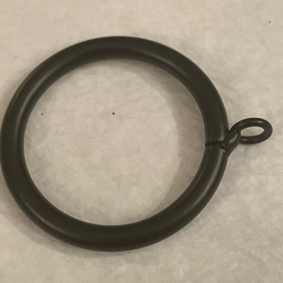 Kirsch Other - Designer Black Iron Drapery Rings